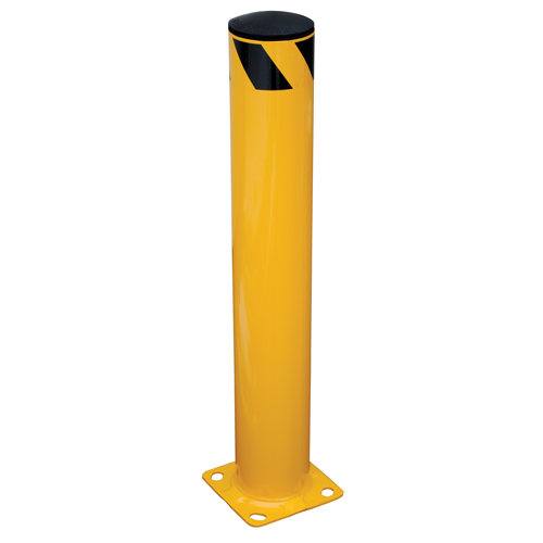 Safety Bollard, Steel, 36" H x 5.5" W, Yellow Distribution Industrielle GC