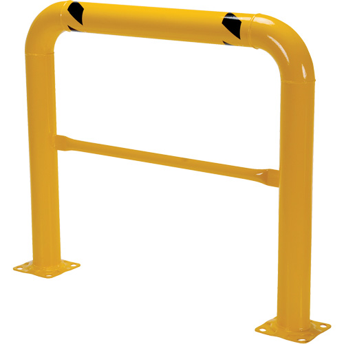 High Profile Machinery Guards, 4' W x 3.5' H, Yellow Distribution Industrielle GC