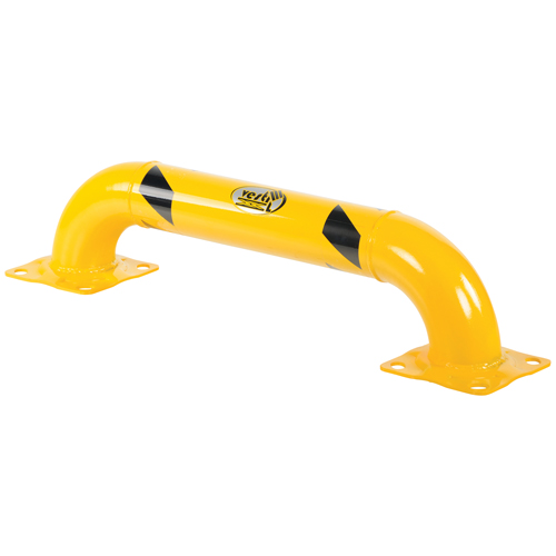 Garde-corps &agrave; profil bas pour rayonnages, 3' la x 0,75' h, Jaune Distribution Industrielle GC