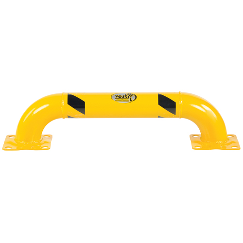 Garde-corps &agrave; profil bas pour rayonnages, 3' la x 0,75' h, Jaune Distribution Industrielle GC