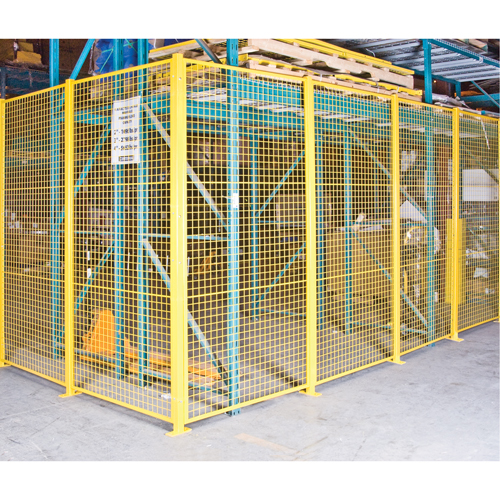Wire Mesh Partition Components - Universal Posts, 10-1/4' H Distribution Industrielle GC