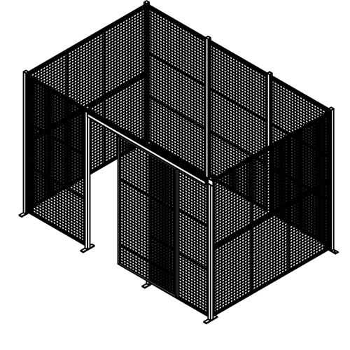 Partitions & cloisons grillag&eacute;e Distribution Industrielle GC