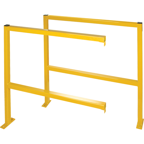 Perimeter Guards - Tubular Style, 48" W x 49-1/2" H, Yellow Distribution Industrielle GC