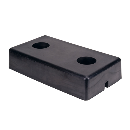 Molded Dock Bumpers, Rubber, 18" W x 4" D x 10" H Distribution Industrielle GC
