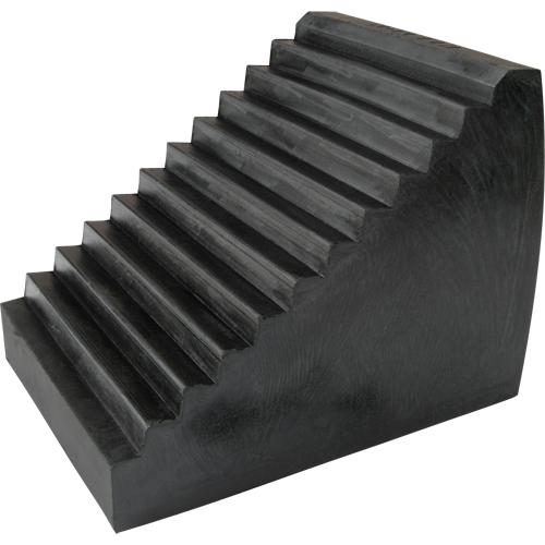 Wheel Chock, 9-1/2" x 6-1/2" x 7-1/2", Black Distribution Industrielle GC