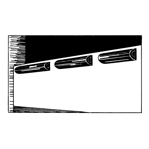 D&eacute;fenses de quai en caoutchouc refoul&eacute;, Caoutchouc, 4-1/2" la x 12" lo x 3-3/4" p Distribution Industrielle GC