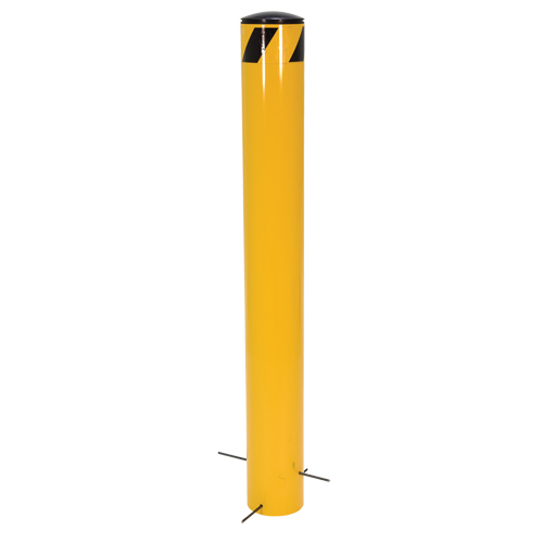 Pour-In-Place Bollards, Steel, 36-1/2" H x 5-9/16" W, Yellow Distribution Industrielle GC