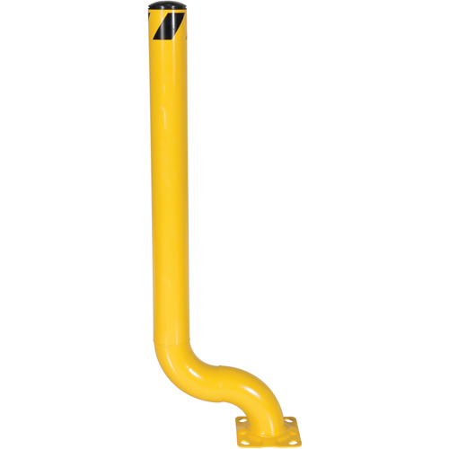 Borne d&eacute;sax&eacute;e, Acier, 54" h x 4-1/2" la, Jaune Distribution Industrielle GC