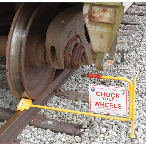 Flag Rail Chock Distribution Industrielle GC