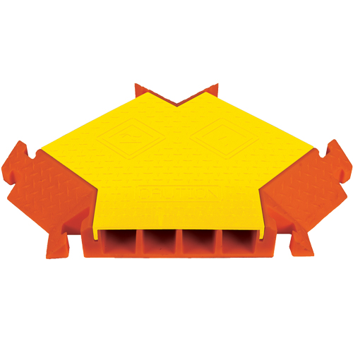 Protecteurs de c&acirc;bles &agrave; 4 canaux Linebacker pour usage g&eacute;n&eacute;ral, connecteur Y Distribution Industrielle GC