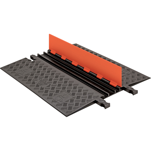 Protecteur de c&acirc;ble ADA/DDA &agrave; profil bas Guard Dog, 3 canaux, 36" lo x 30,3" la x 1,25" h Distribution Industrielle GC