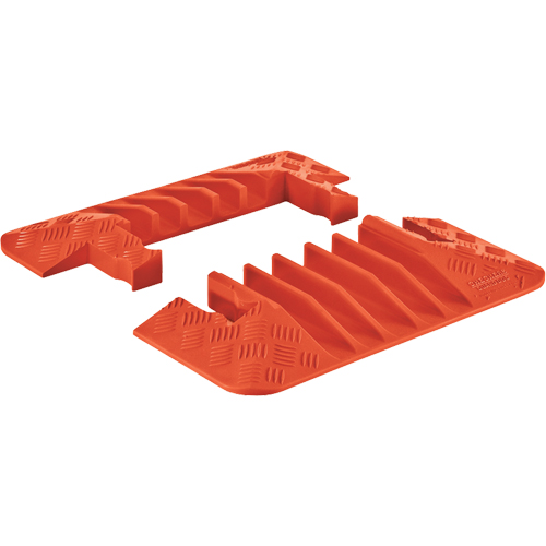 Guard Dog&reg; 5-Channel Heavy Duty Cable Protector - End Caps Distribution Industrielle GC