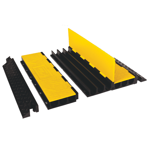 Ensemble de protection de c&acirc;bles Yellow Jacket, 3 canaux, 36" lo x 18,5" la x 3" h Distribution Industrielle GC