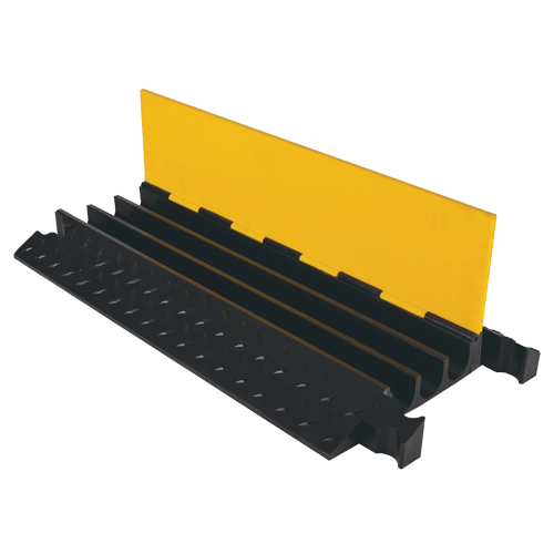 Protecteur de c&acirc;ble robuste Yellow Jacket, 3 canaux, 36" lo x 18,5" la x 2,875" h Distribution Industrielle GC