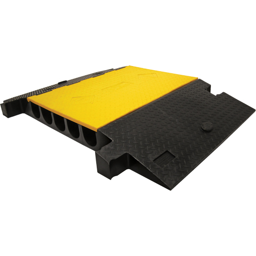 Protecteur de c&acirc;ble robuste Yellow Jacket, 5 canaux, 35,75" lo x 57,25" la x 5,125" h Distribution Industrielle GC