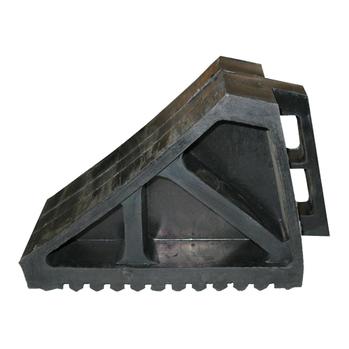 Cale de roue, 10-5/8" x 7" x 4-1/2", Noir Distribution Industrielle GC