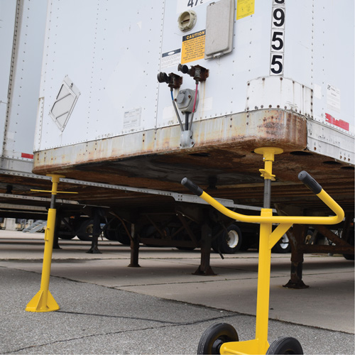 Two-Post Trailer-Stabilizing Jack Stands, 50 tons Lift Capacity Distribution Industrielle GC
