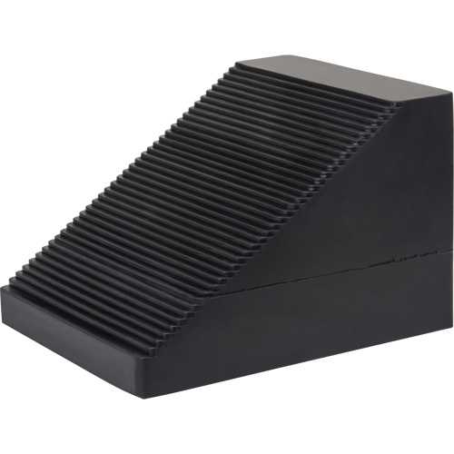 Wheel Chock, 10-5/8" x 8-5/8" x 7", Black Distribution Industrielle GC