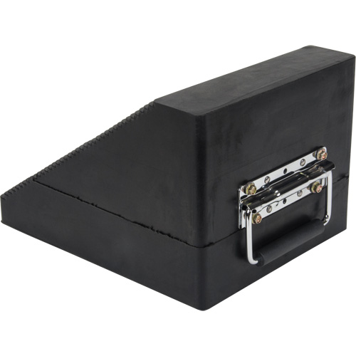 Wheel Chock, 10-5/8" x 8-5/8" x 7", Black Distribution Industrielle GC