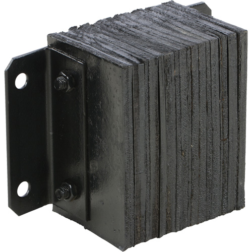 Butoir de quai lamell&eacute;, Horizontal, Caoutchouc, 12" la x 6" p x 10" h Distribution Industrielle GC
