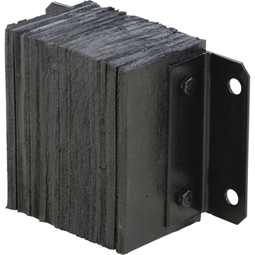 Butoir de quai lamell&eacute;, Horizontal, Caoutchouc, 12" la x 6" p x 10" h Distribution Industrielle GC