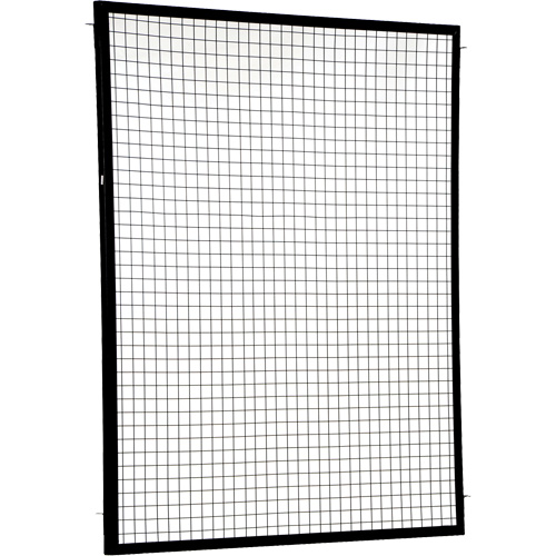 Panneau de protection p&eacute;rim&eacute;trique ajustable, 6' h x 5' la, Noir Distribution Industrielle GC