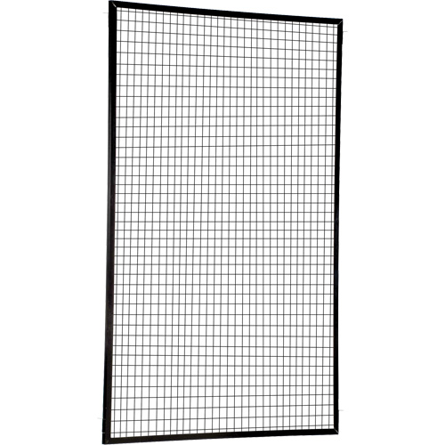 Adjustable Perimeter Guard Panel, 8' H x 5' W, Black Distribution Industrielle GC
