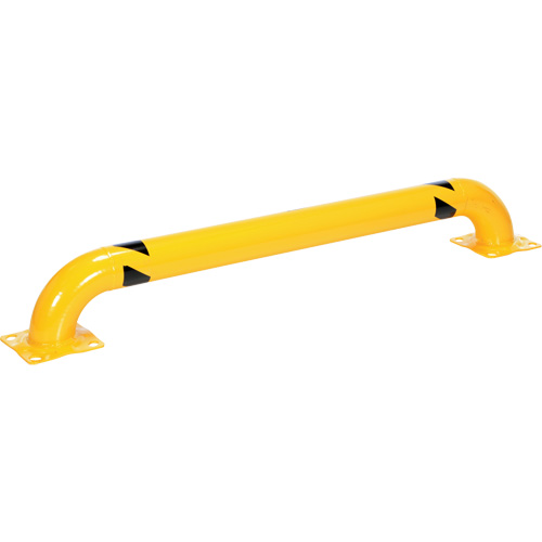 Protecteur de r&acirc;telier &agrave; profil bas, 5,3' la x 0,74' h, Jaune Distribution Industrielle GC