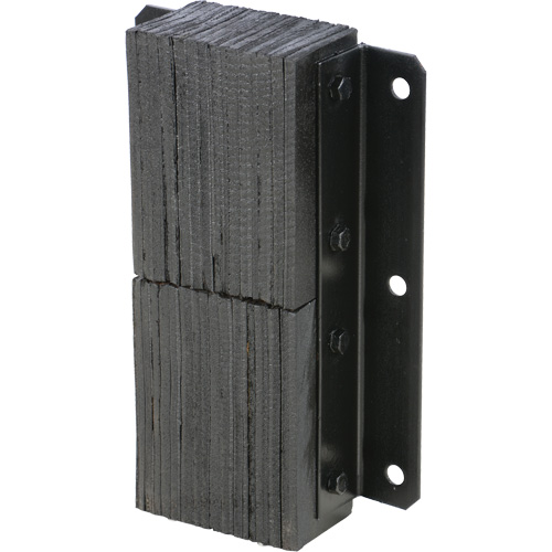 Butoir de quai lamell&eacute;, Vertical, Caoutchouc, 13-1/4" la x 4-1/2" p x 20" h Distribution Industrielle GC