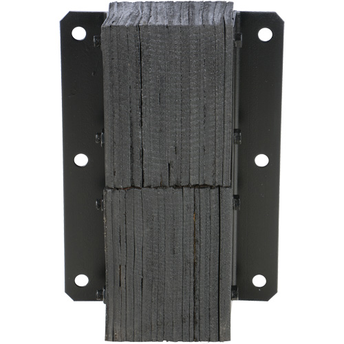 Butoir de quai lamell&eacute;, Vertical, Caoutchouc, 13-1/4" la x 4-1/2" p x 20" h Distribution Industrielle GC