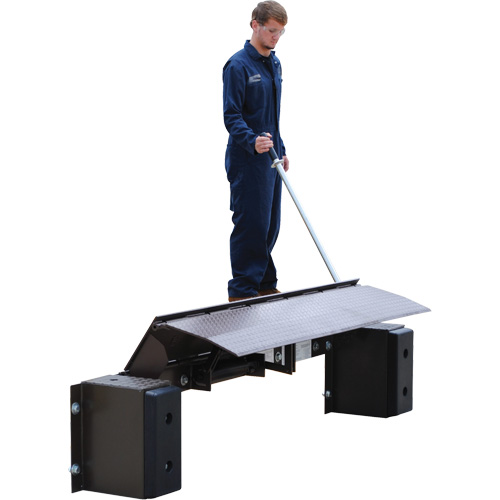 Niveleur de quai m&eacute;canique Edge-O-Dock, 99" la, 72" Largeur de la plateforme, 29" Port&eacute;e Distribution Industrielle GC