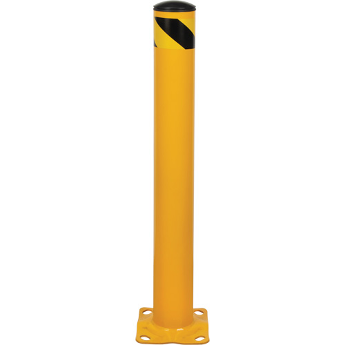Butoir, Acier, 36" h x 4-1/2" la, Jaune Distribution Industrielle GC