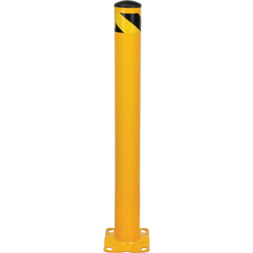 Bollard, Steel, 42" H x 4-1/2" W, Yellow Distribution Industrielle GC