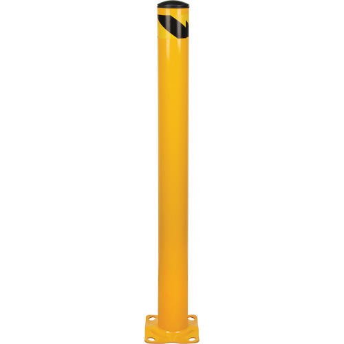 Bollard, Steel, 48" H x 4-1/2" W, Yellow Distribution Industrielle GC