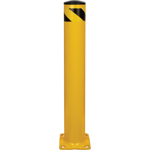 Butoir de s&eacute;curit&eacute;, Acier, 36" h x 5-1/2" la, Jaune Distribution Industrielle GC