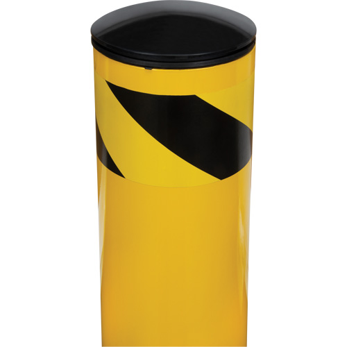 Butoir de s&eacute;curit&eacute;, Acier, 42" h x 5-1/2" la, Jaune Distribution Industrielle GC
