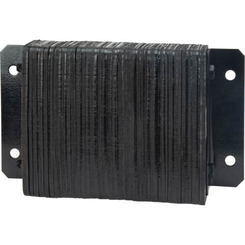 Butoirs de quai lamell&eacute;s, Horizontal, Caoutchouc, 18" la x 4" p x 12" h Distribution Industrielle GC