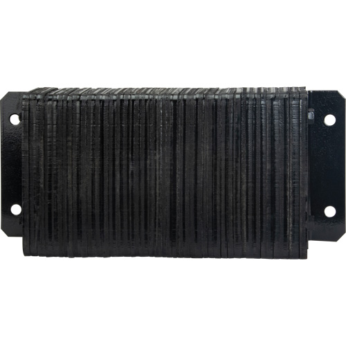 Butoirs de quai lamell&eacute;s, Horizontal, Caoutchouc, 24" la x 4" p x 12" h Distribution Industrielle GC