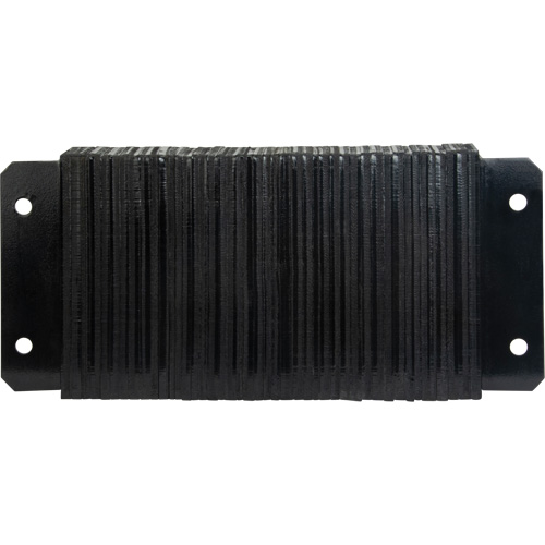 Butoirs de quai lamell&eacute;s, Horizontal, Caoutchouc, 24" la x 4" p x 12" h Distribution Industrielle GC