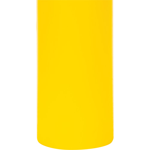 Polyethylene Bollard Cover, 4-1/2" Dia. x 64" L, Red/Yellow Distribution Industrielle GC