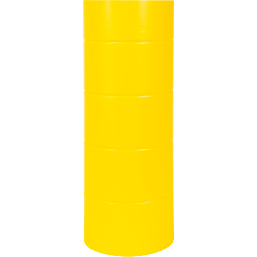Capuchon en poly&eacute;thyl&egrave;ne pour borne de protection, 6-5/8" dia. x 60" l, Rouge/Jaune Distribution Industrielle GC