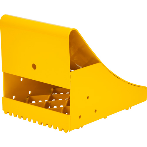 Cales-roue pour la glace, Acier, Jaune, 8-1/16" la x 10-5/8" p x 8-13/16" h Distribution Industrielle GC