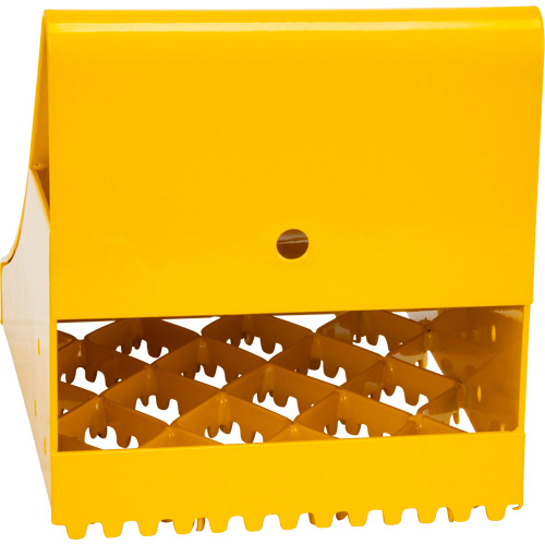 Cales-roue pour la glace, Acier, Jaune, 8-1/16" la x 10-5/8" p x 8-13/16" h Distribution Industrielle GC