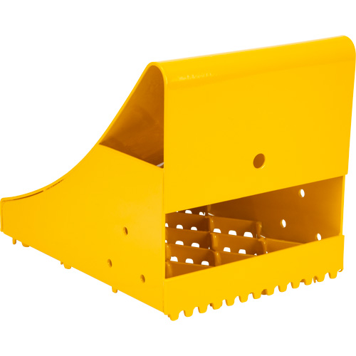 Cales-roue pour la glace, Acier, Jaune, 8-1/16" la x 10-5/8" p x 8-13/16" h Distribution Industrielle GC