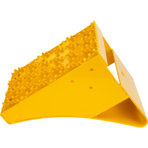 Cales-roue pour la glace, Acier, Jaune, 8-1/16" la x 10-5/8" p x 8-13/16" h Distribution Industrielle GC