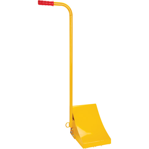 Cale de roue pour la glace avec poign&eacute;e ergonomique, Acier, Jaune, 8-1/16" la x 10-5/8" p x 8-13/16" h Distribution Industrielle GC