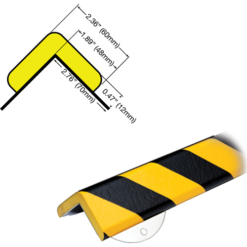 Trousse de protection murale avec butoir de protection de coin mod&egrave;le WPK H+ 1M Distribution Industrielle GC