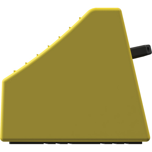 Cale de roue ultra-robuste pour l'exploitation mini&egrave;re Checkers Safety sans support, PEHD, Jaune, 14-1/2" la x 17-1/2" p x 16" h Distribution Industrielle GC