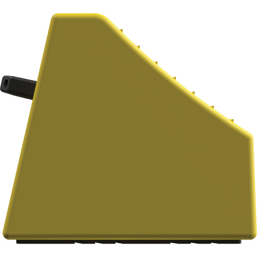 Cale de roue ultra-robuste pour l'exploitation mini&egrave;re Checkers Safety sans support, PEHD, Jaune, 14-1/2" la x 17-1/2" p x 16" h Distribution Industrielle GC