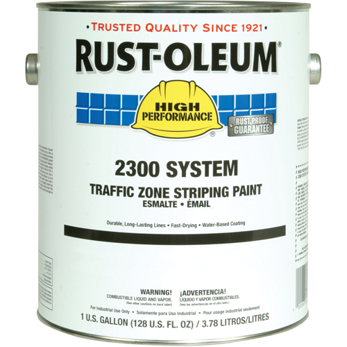 2300 System Traffic Zone Striping Paint, Yellow, Gallon Distribution Industrielle GC